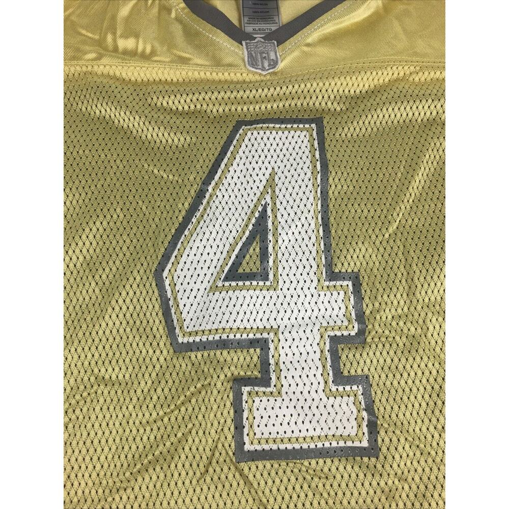 NFL Green Bay Packers Reebok Brett Favre‎ Womens XL Canola Sparkled Jersey Vtg - Picture 5 of 16